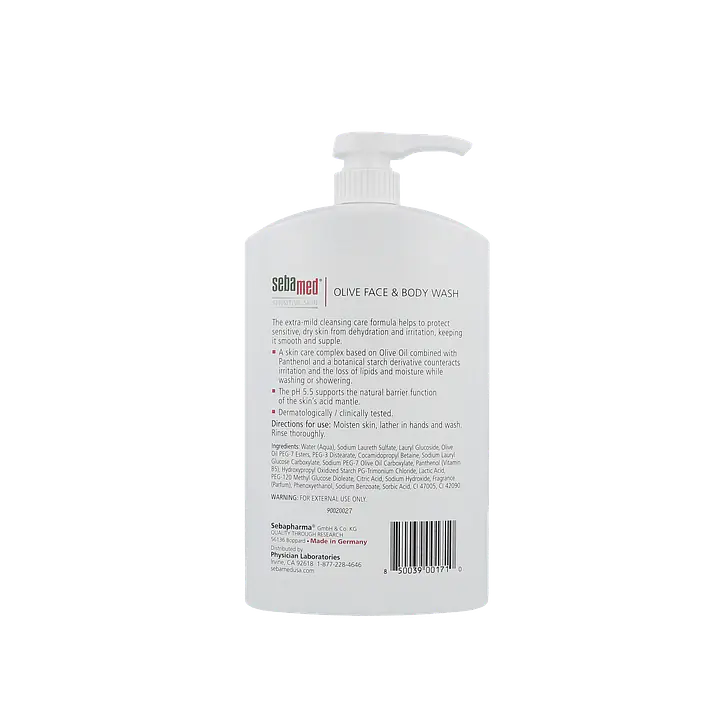 Olive Face & Body Wash - Size: 1000 ml